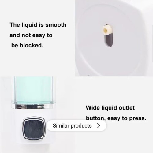 Top Class Portable Wall Mounted Touch Liquid Soap Dispenser Plastic Material Hotel &amp;amp;amp; Household Soap Dispenser