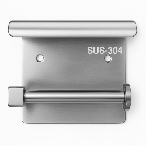 Tissue Holder Wall Mounted Bathroom and Kitchen Roll Toilet Holder 304 Stainless Steel