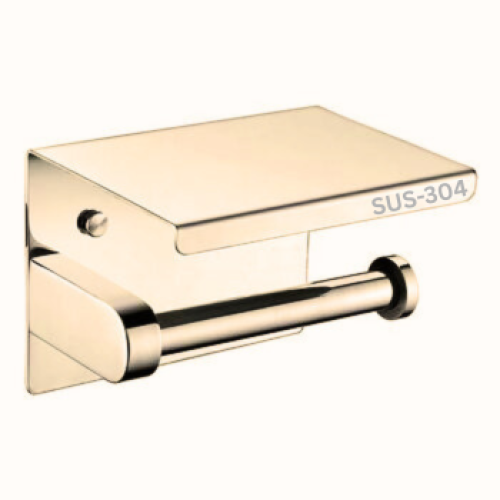 Tissue Holder Wall Mounted Bathroom and Kitchen Roll Toilet Holder 304 Stainless Steel