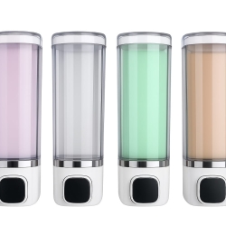 Liquid Soap Dispenser High Quality 280ML ABS Plastic Wall Mounted Manual Soap Dispenser for Bathroom Hotel Shower Gel Shampoo Box Refillable